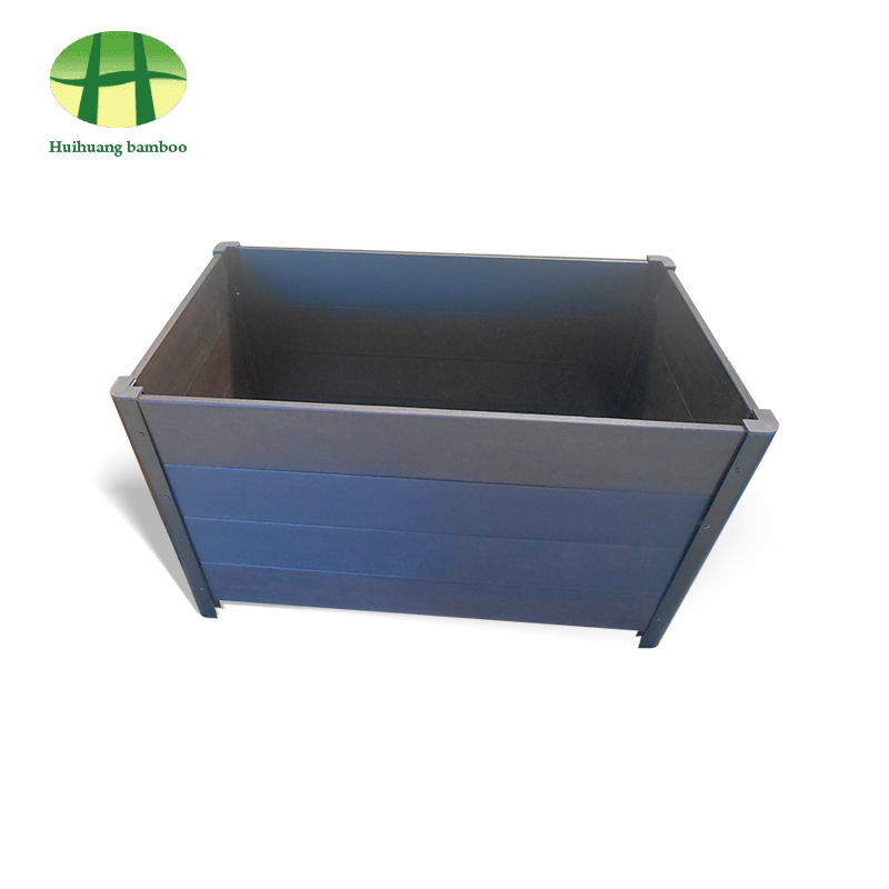Caja de madera compuesta del plantador del plantador de bambú de la resistencia a las inclemencias del tiempo al aire libre Caja de madera compuesta del plantador del plantador de bambú de la resistencia a las inclemencias del tiempo al aire libre