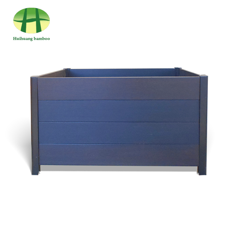 Caja de madera compuesta del plantador del plantador de bambú de la resistencia a las inclemencias del tiempo al aire libre Caja de madera compuesta del plantador del plantador de bambú de la resistencia a las inclemencias del tiempo al aire libre