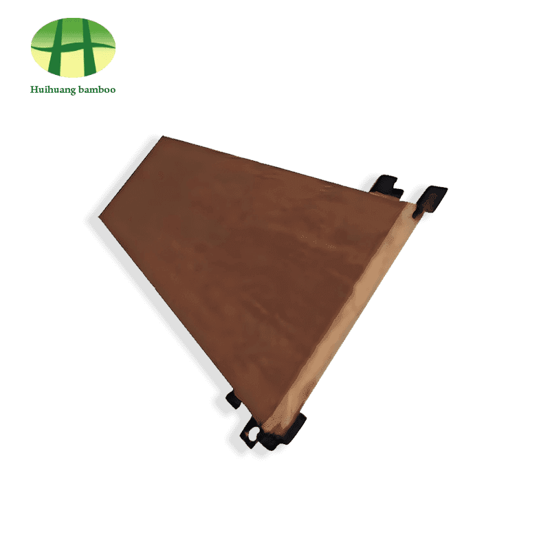 Paneles de pared de bambú pesados ​​naturales para exteriores.