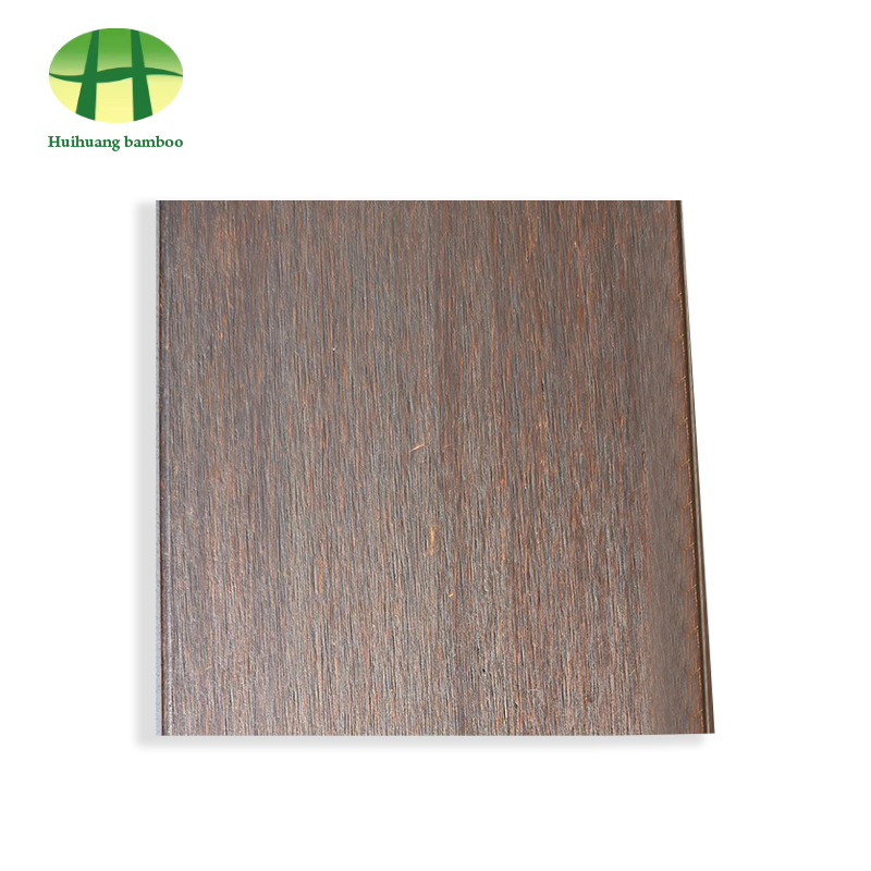 Suelo de bambú pesado brillante de color carbonizado