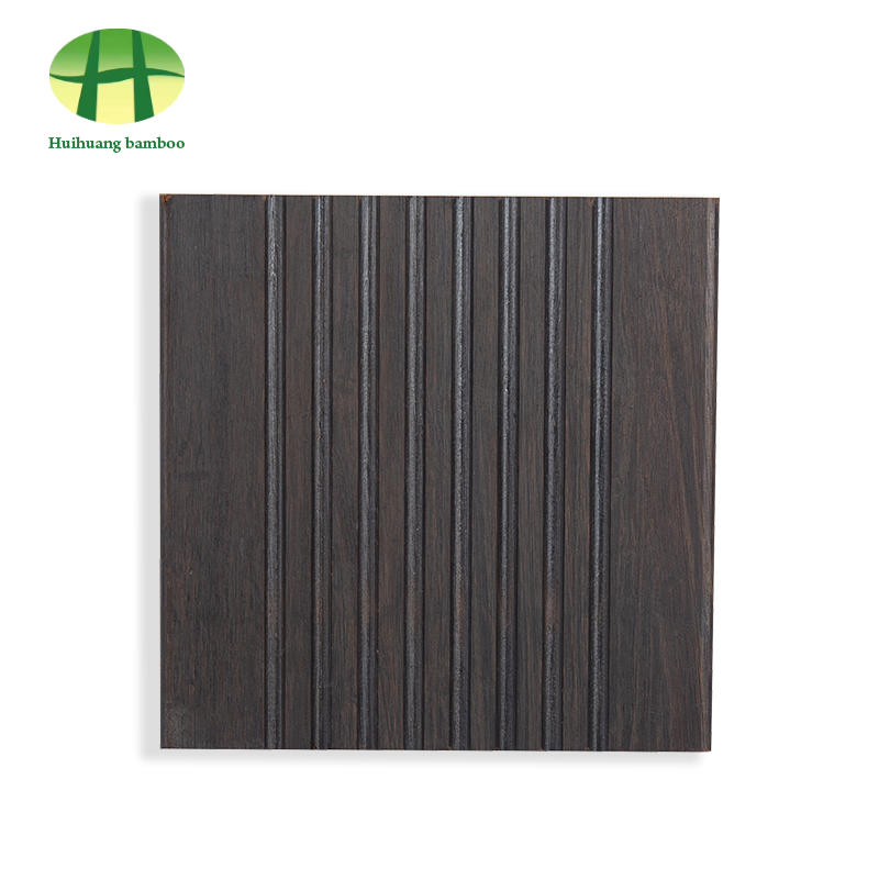 Suelo de bambú de onda grande