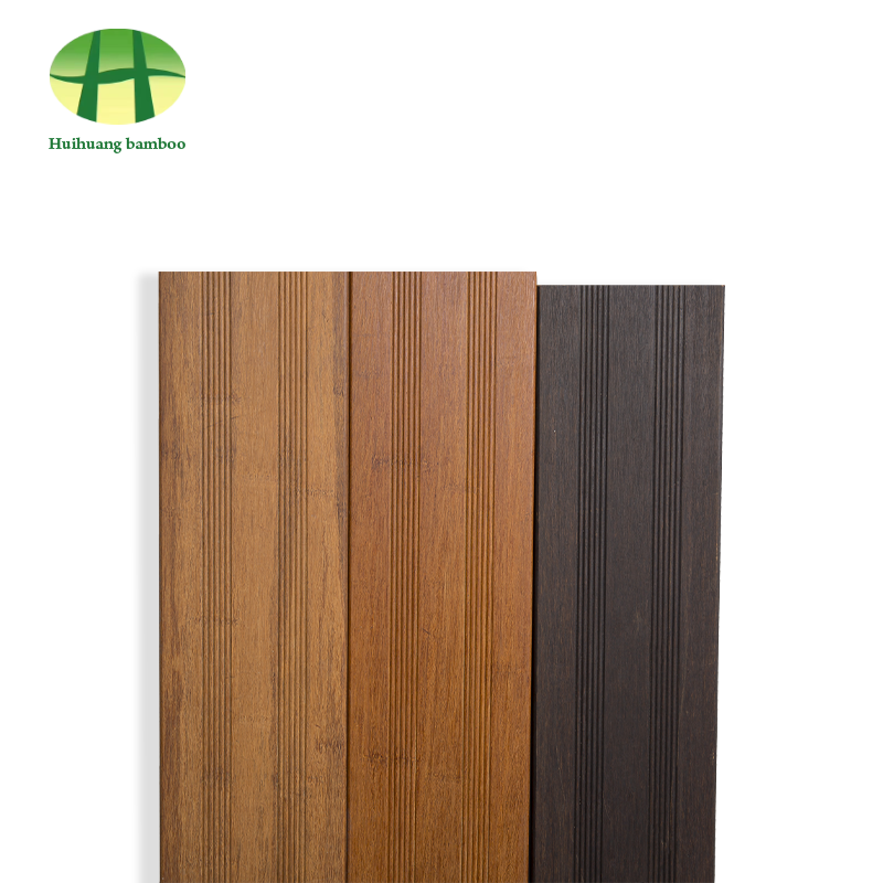 Suelo de bambú de doble raya
