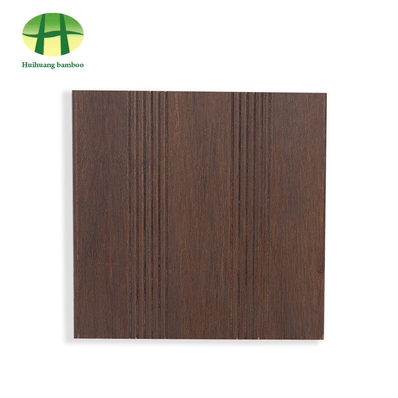 Suelo de bambú de doble raya