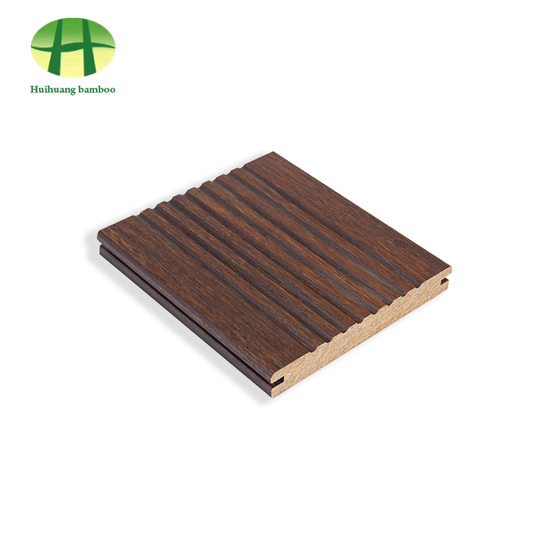 Suelo de bambú de onda grande