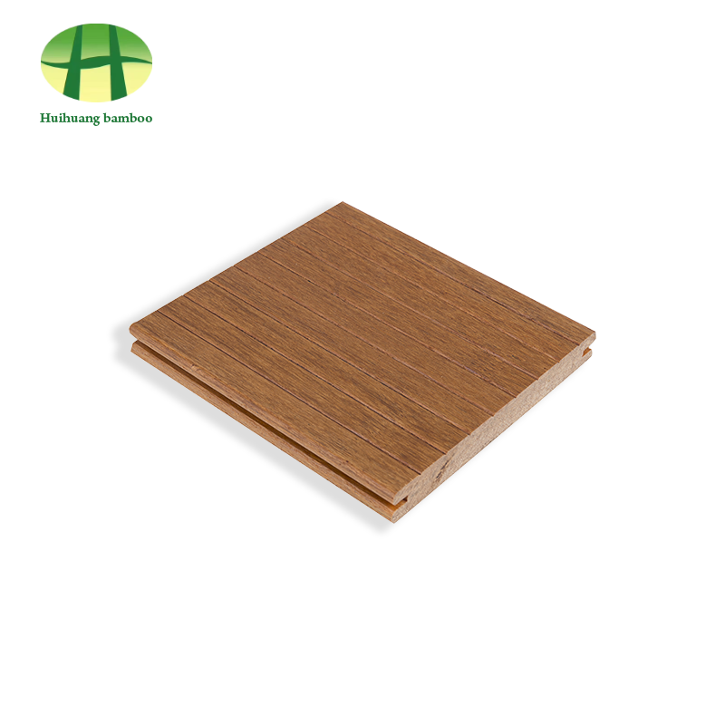 Suelo de bambú con ranura pequeña