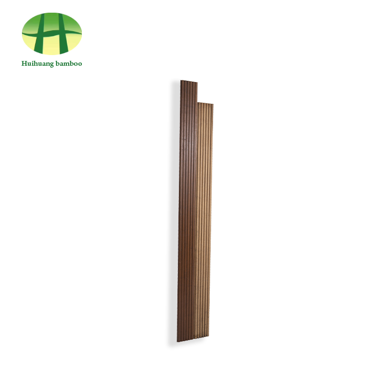 Suelo de bambú con ranura grande