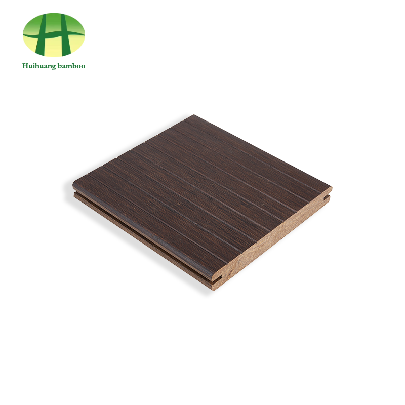 Suelo de bambú con ranura pequeña